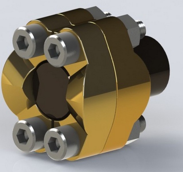 SAE-Flanges Type Coupling With Blind Collar
