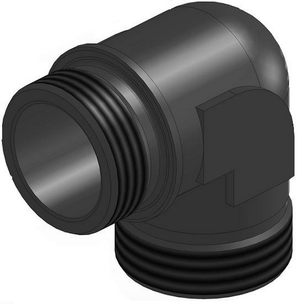 WE-R/M- MALE STUD ELBOW COUPLING